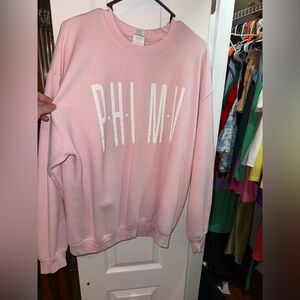 Pink Phi Mu Sweatshirt